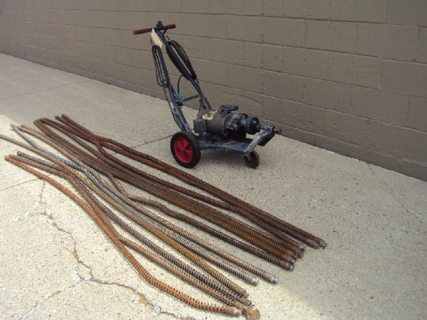 Electric Eel Model C Sewer & Drain Cleaner Snake with (10) 10’ Cable