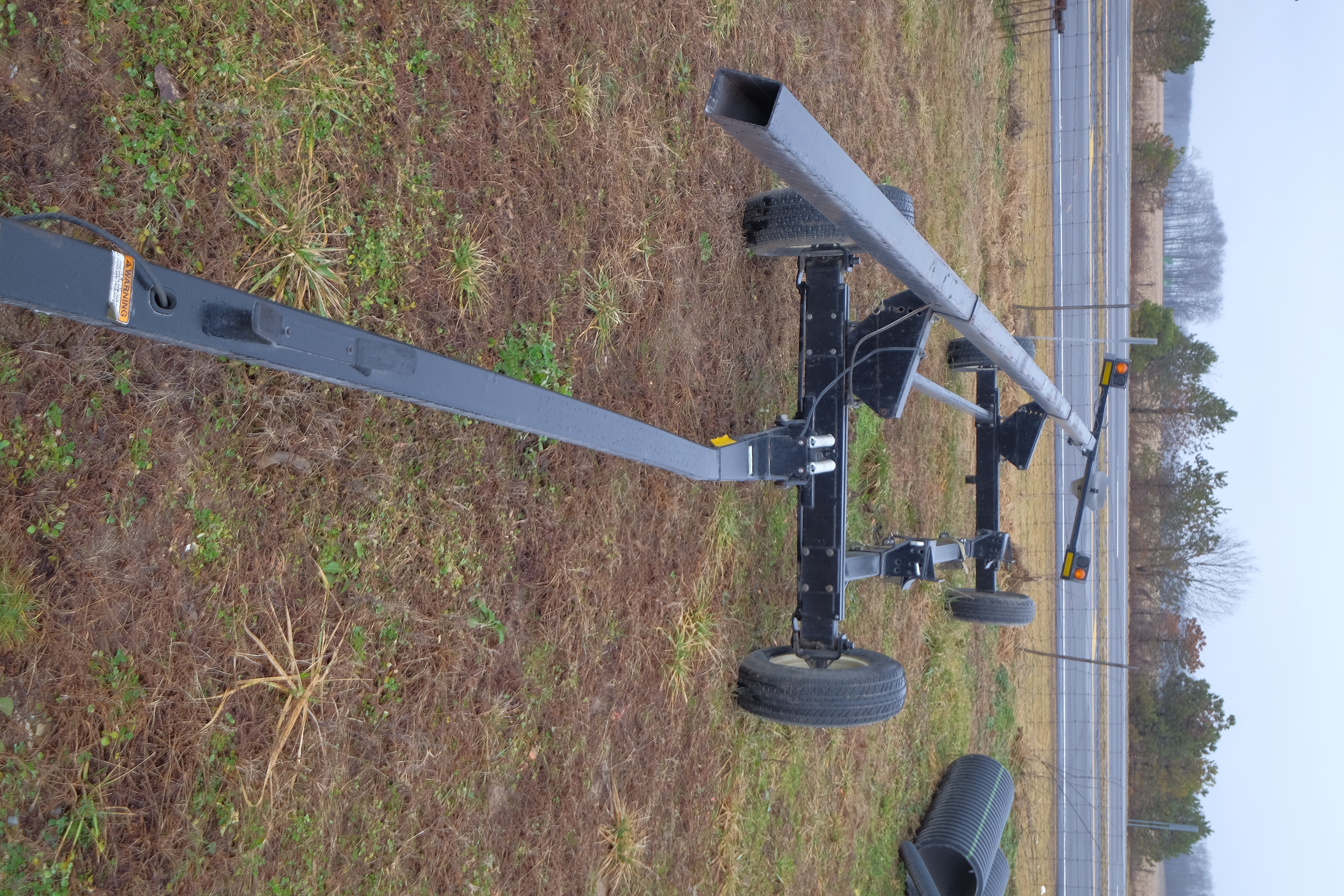 J & M Header Cart (2011) 15949 35" transport single steer, lights