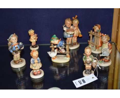Eight Hummel figures, to include examples by Goebel