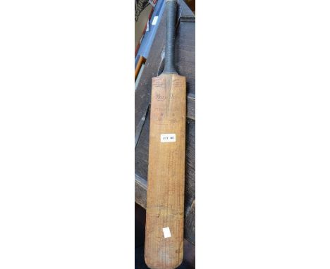 A vintage cricket bat