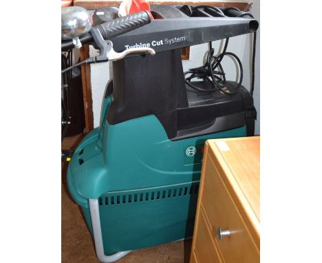 A Bosch electric garden shredder model AXT25TC retaining instructions