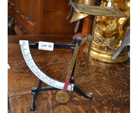 Dutch metal postal scales