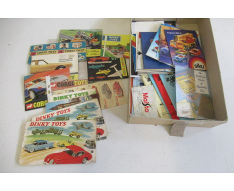 Diecast toy catalogues for Corgi, Matchbox, Dinky and others from the 1960's to 1980's, most items G-F
