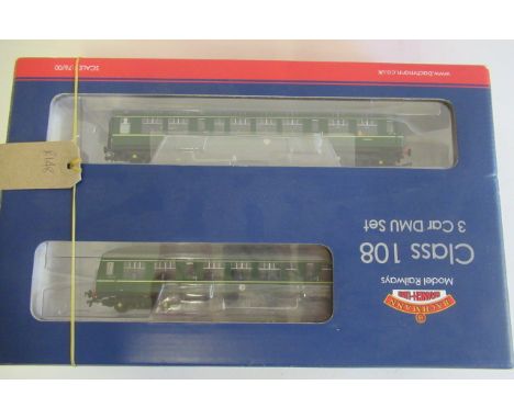Bachmann Class 108 three car DMU, boxed, E