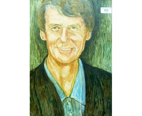 A quantity of oil portrait paintings 