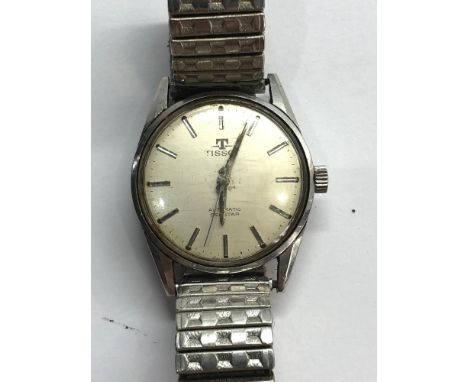 Gents Tissot automatic seastar wristwatch watch in working order but no warranty given 