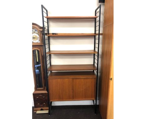 Retro 1960s Teak ladderacks shelf unit&nbsp;measures approx 79” tall 37” wide 14” depth&nbsp;