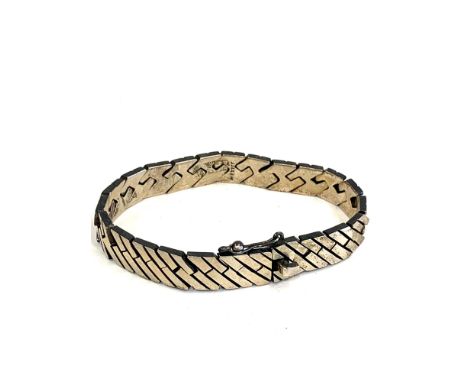 Vintage Mexico silver bracelet  weight 60g 