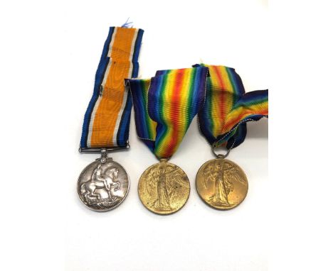 Pair ww1 family medals with victory medal to28269 pte h.morley .essex .r 36598 pte c morley the queens .r 