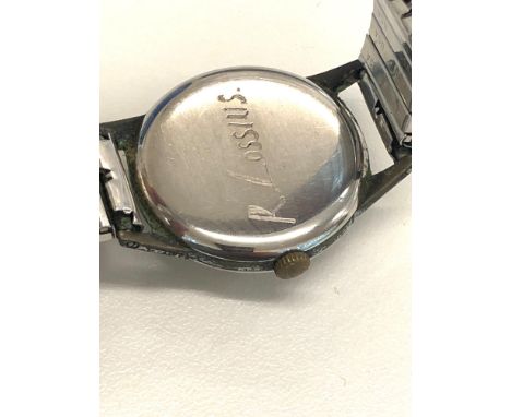 Vintage gents Tissot wristwatch the watch winds and ticks but no warranty given 