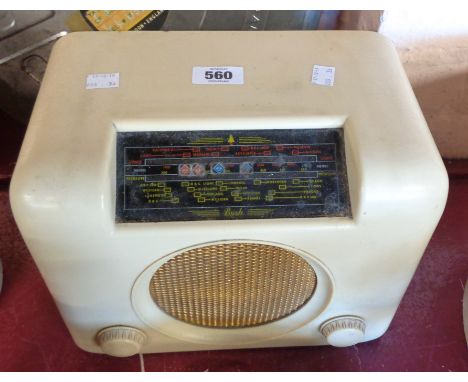 A vintage Bush radio