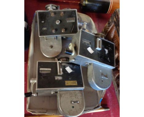Two vintage Setright bus ticketing machines - sold with another - various condition