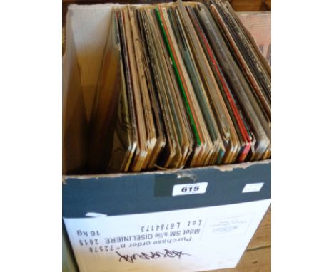 A quantity of vinyl LPs including Sticky Fingers and Exile and Main St. by The Rolling Stones,  Mardi Gras by Creedence Clear