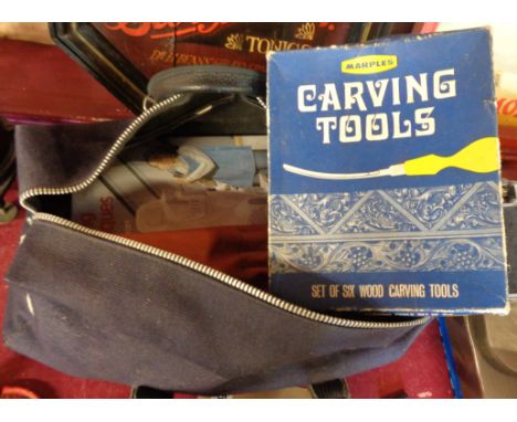 A collection of sculpting tools by Tirant of London - sold with a boxed set of Marples No. 152 wood carving tools, other tool