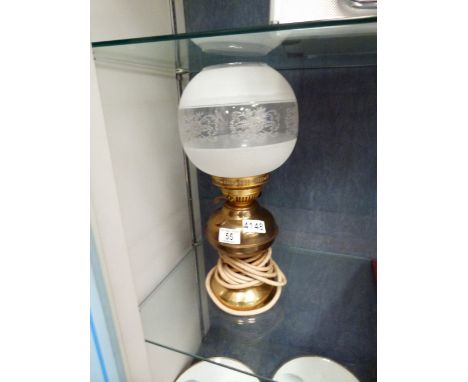 Brass table lamp