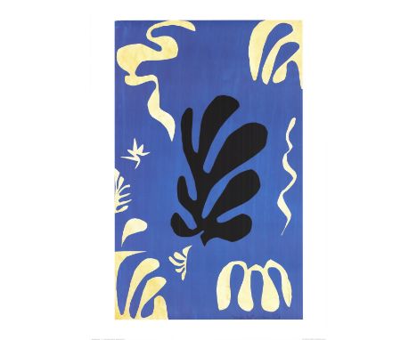 Henri Matisse ‘Composition Fond Bleu’ 1996, 100 x 70 cm, unframed