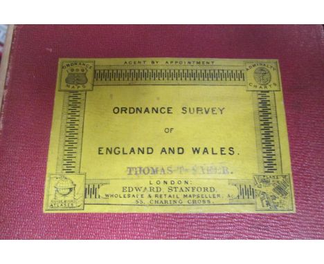 Ordnance Survey Map of the Avon Gorge 1886. OS sheet Somerset III.13 and Gloucestershire sheet LXXI.11 &amp; 15. Scale 25 inc
