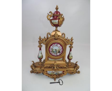 1890 Chiming Clock Half and the Hour -&nbsp; with Key