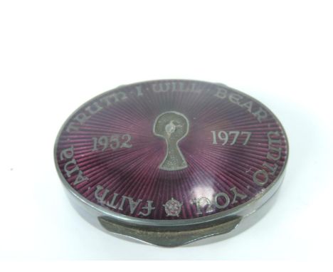 Guilloche Enamelled Sterling Silver 'Jubilee Collection' Snuff Box - No.32 of 1000. Retailed By Toye, Kenning and Spencer Ltd