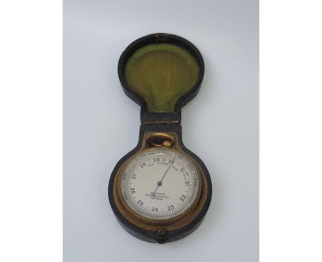 Cased Antique Barometer - 'Calaghan' London 