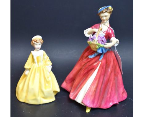 Royal Worcester Figures - Little Grandmother, Summer Day, 3547 (2)