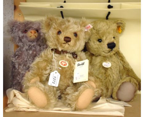 A Steiff teddy bear, Classic Teddy; others (3)