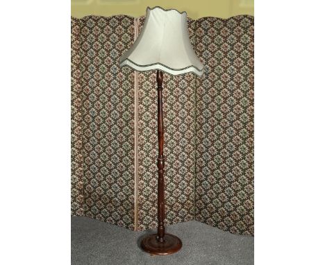 Standard lamp and shade
