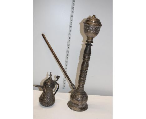 A Shisa pipe etc. Postage unavailable 