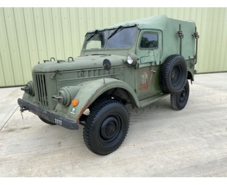 &nbsp;
You are bidding for a totally original Gaz 69 Radio Jeep 4 x 4 from the East German Army.4743 Kms only
Sold complete w