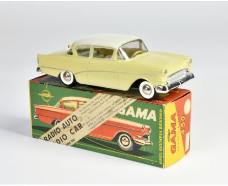 Gama, Radio Auto, Opel Rekord mit Zubehör, W.-Germany, 21 cm, Kst, Okt Z 1-, Z 1-