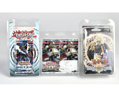 Yugioh, Deck Destructure Marik, Double Booster Set Oder Of Chaos + Booster Judgment Of The Light, deutsch, 1x französisch, or