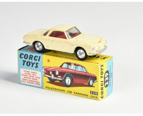 Corgi Toys, Karman Ghia, England, 1:43, min. LM, Okt. Z 1, Z 2+