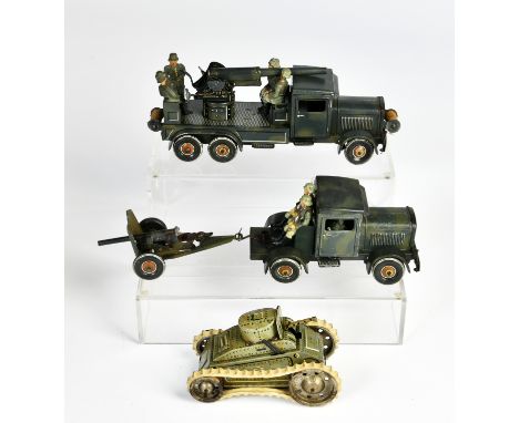 Tippco, 2 Fahrzeuge + Gama, Panzer, Germany VK, Blech, mit Mängeln