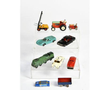 Schuco, Gama u.a., Konvolut Fahrzeuge, meist Blech, Z 2