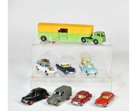 Tekno, Corgi, JRD, 8 Modellautos, 1:43, teilweise LM, bitte besichtigen