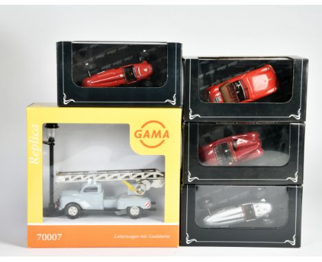 Schuco, 4x Classic Edition + Gama, Feuerwehr, Replika, Okt, Z 1