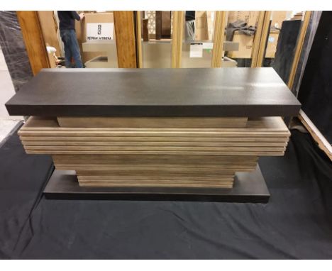 Andrew Martin Colbert Console Table Designed In A Wonderfully Offbeat Art Deco Style This Sumptuous Console Table Has A Hamme