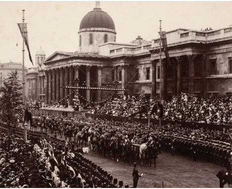 Queen Victoria Jubilees. Diamond Jubilee Procession, 1897, 24 original photographs, inset within thick card, some light occas