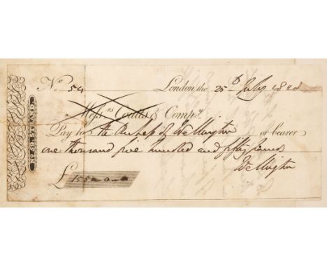 * Wellington (Arthur Wellesley, 1st Duke of, 1769-1852). Anglo-Irish Field Marshal &amp; British prime minister 1828-1830, 18