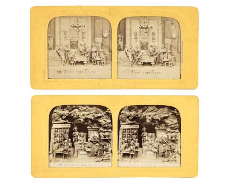 * Stereoviews. A group of 36 diapositive glass plate verascope stereoviews, Paris, c. 1916, all First World War military scen