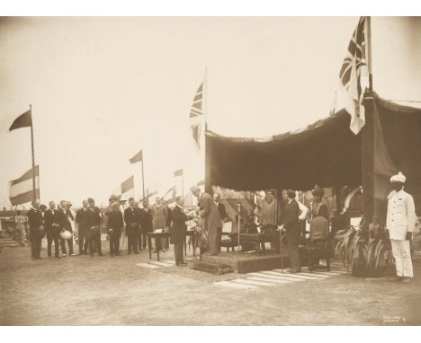 Karachi Port Trust. A group of 4 commemorative photograph albums, 1923, 1927, 1929 &amp; 1930, each album with mounted or cor