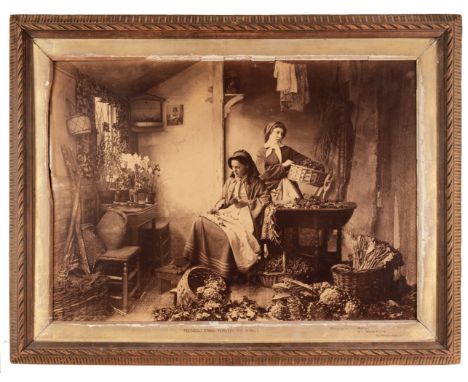 * Robinson (Henry Peach, 1830-1901) & Cherrill (Nelson King, active 1860s-1870s). Preparing Spring Flowers for Market, 1873, 