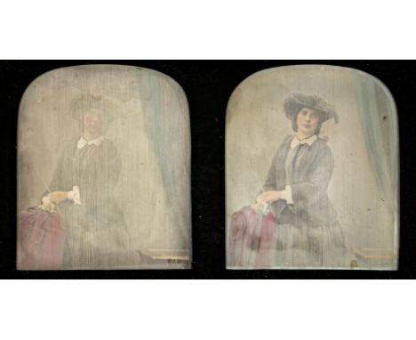 * Claudet (Antoine François Jean, 1797-1867). A hand-tinted stereoscopic daguerreotype of Katherine Sarah Gurney, March 1857,