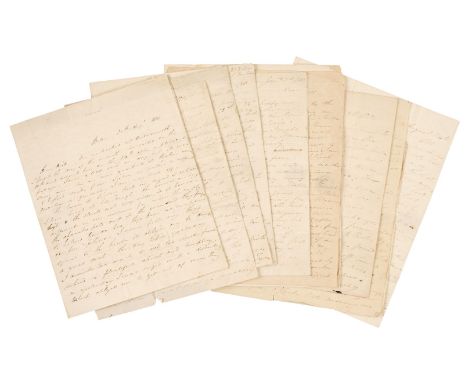 * Peninsular War. A Series of 10 Autograph Letters Signed by Captain John Massey, King's Own Dragoons, Portugal &amp; Spain, 