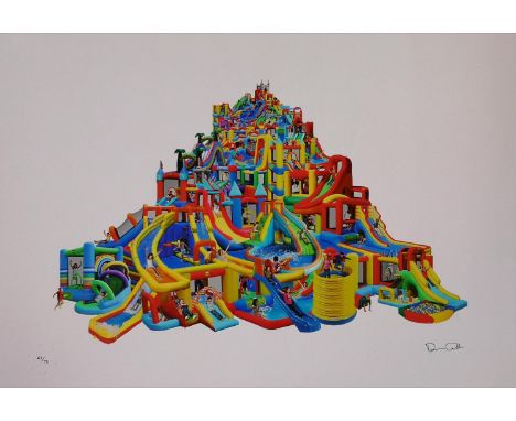 Darren Cullen 'Jump-O-Lene' 62 of 75 limited edition print. 59 x 42cm 