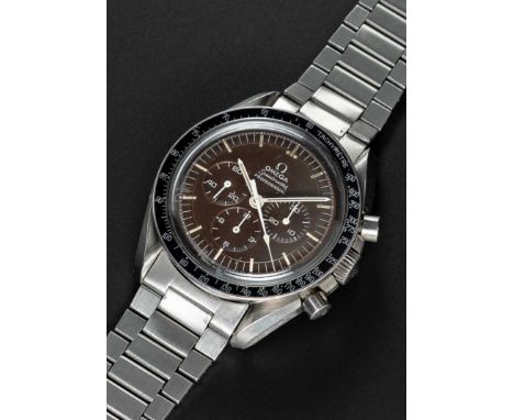 A RARE GENTLEMAN'S STAINLESS STEEL OMEGA SPEEDMASTER PROFESSIONAL CHRONOGRAPH BRACELET WATCHCIRCA 1970, REF. 145.022-69 ST WI