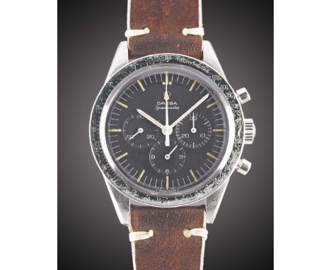 A GENTLEMAN'S STAINLESS STEEL OMEGA SPEEDMASTER "ED WHITE" CHRONOGRAPH WRIST WATCHDATED 1966, REF. ST 105.003-65 WITH OMEGA E