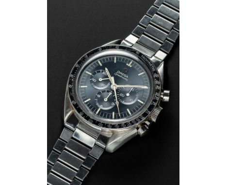 A VERY RARE GENTLEMAN'S STAINLESS STEEL OMEGA SPEEDMASTER "PRE MOON" CHRONOGRAPH BRACELET WATCHDATED 1964, REF. S 105.012-63 