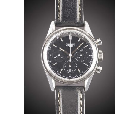 A GENTLEMAN'S STAINLESS STEEL HEUER CLASSIC CARRERA CHRONOGRAPH WRIST WATCHCIRCA 2000, REF. CS3111 TAG HEUER RE-EDITION, ONE 