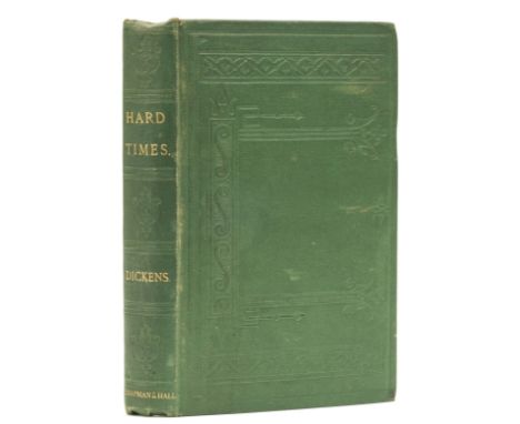 Dickens (Charles) Hard Times, first edition in book form, half-title, ink and pencil inscriptions to title, yellow endpapers,